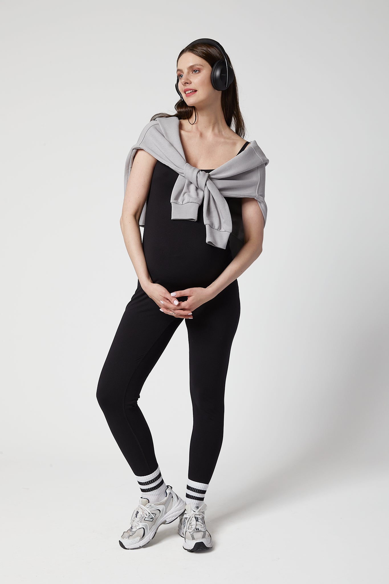 Gabriel Four-Way Stretch Maternity Jumpsuit