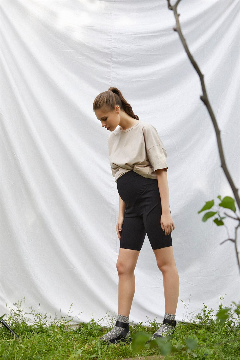 Lola Maternity Biker Shorts