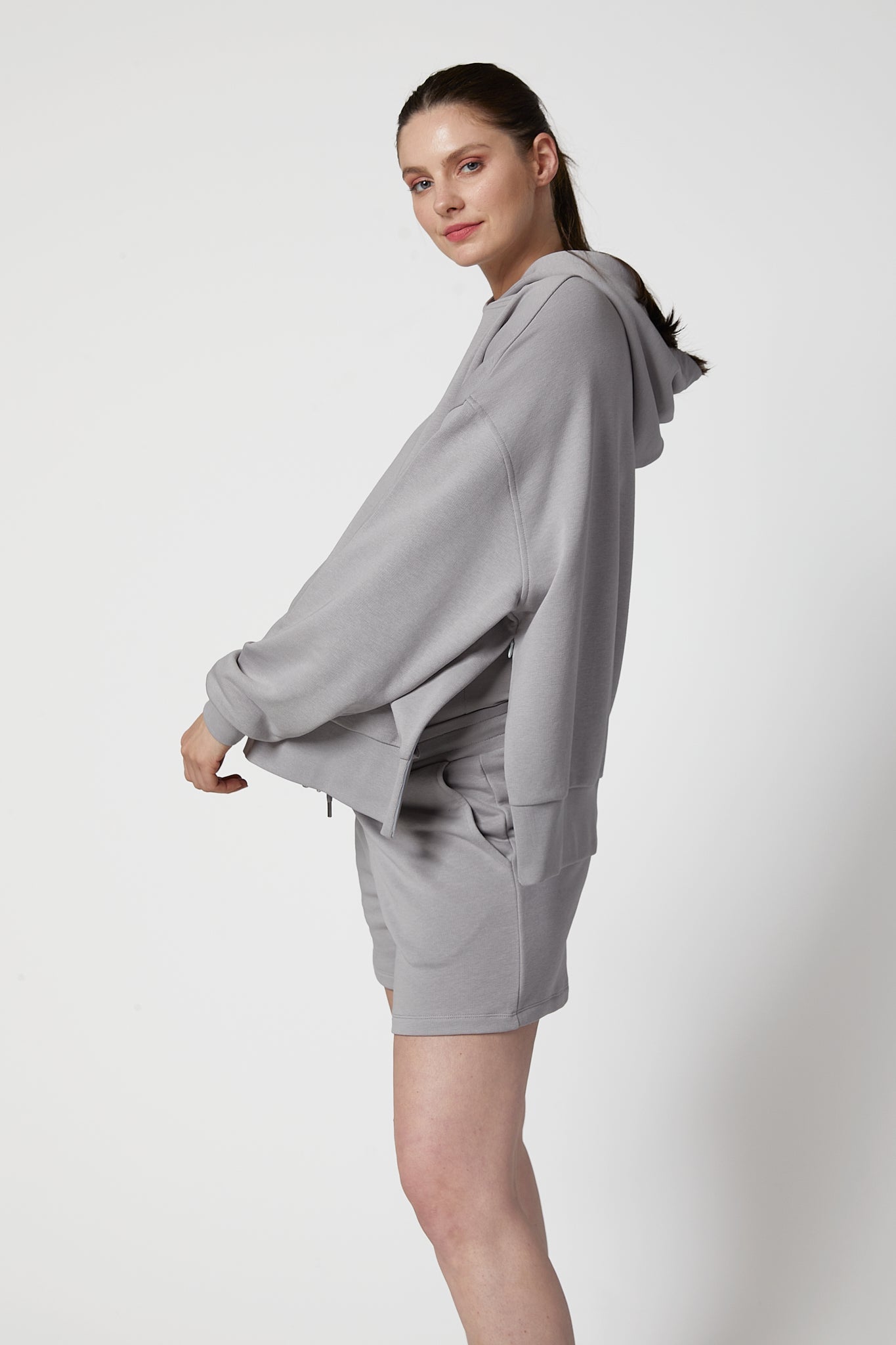 Mateo Maternity Hood and Short Set