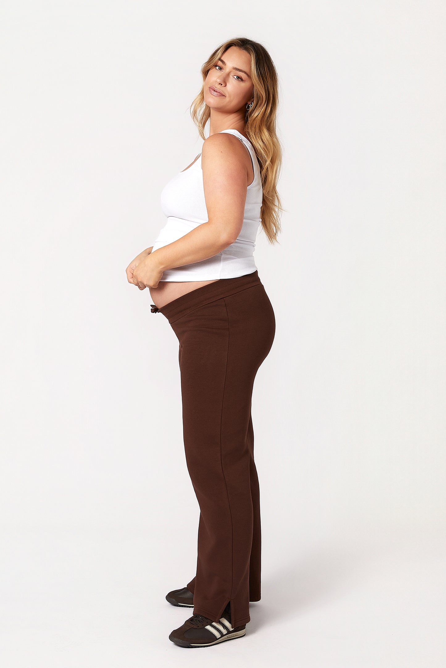 Rachel Maternity Tracksuit Set - Brown