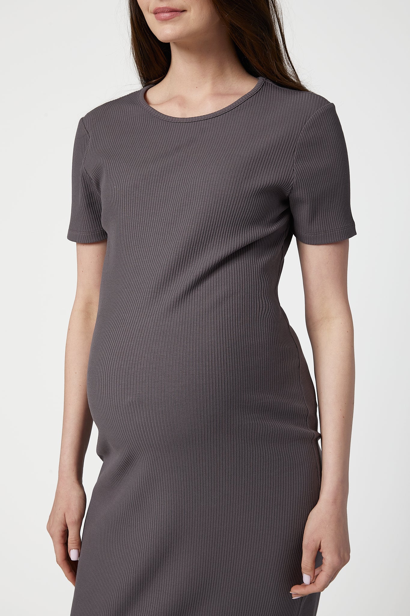 Camille Rib Maternity Dress