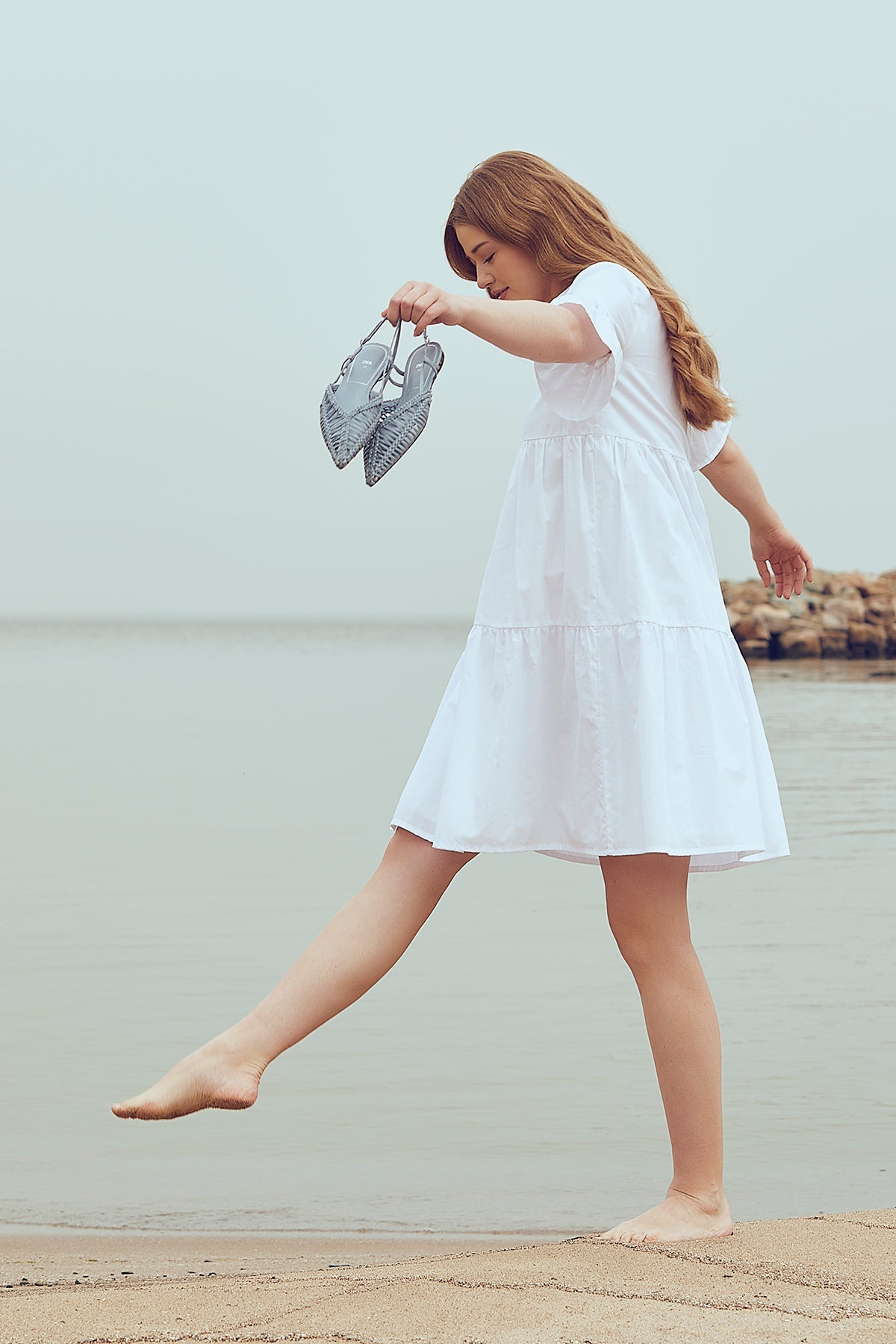 Freya Poplin Maternity Dress