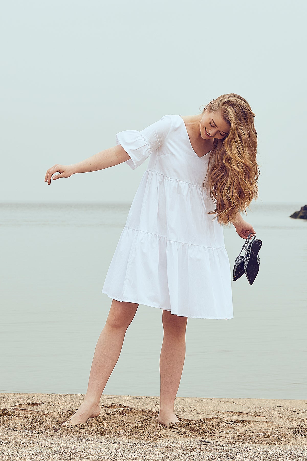 Freya Poplin Maternity Dress