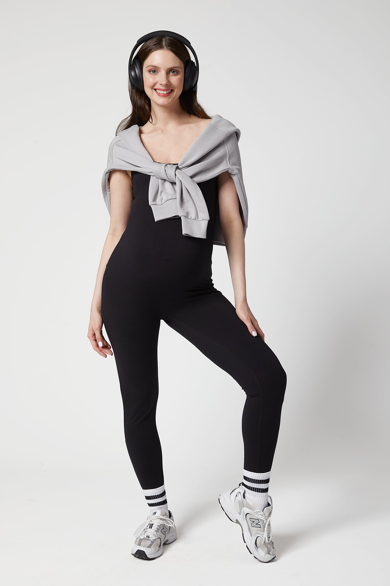 Gabriel Four-Way Stretch Maternity Jumpsuit