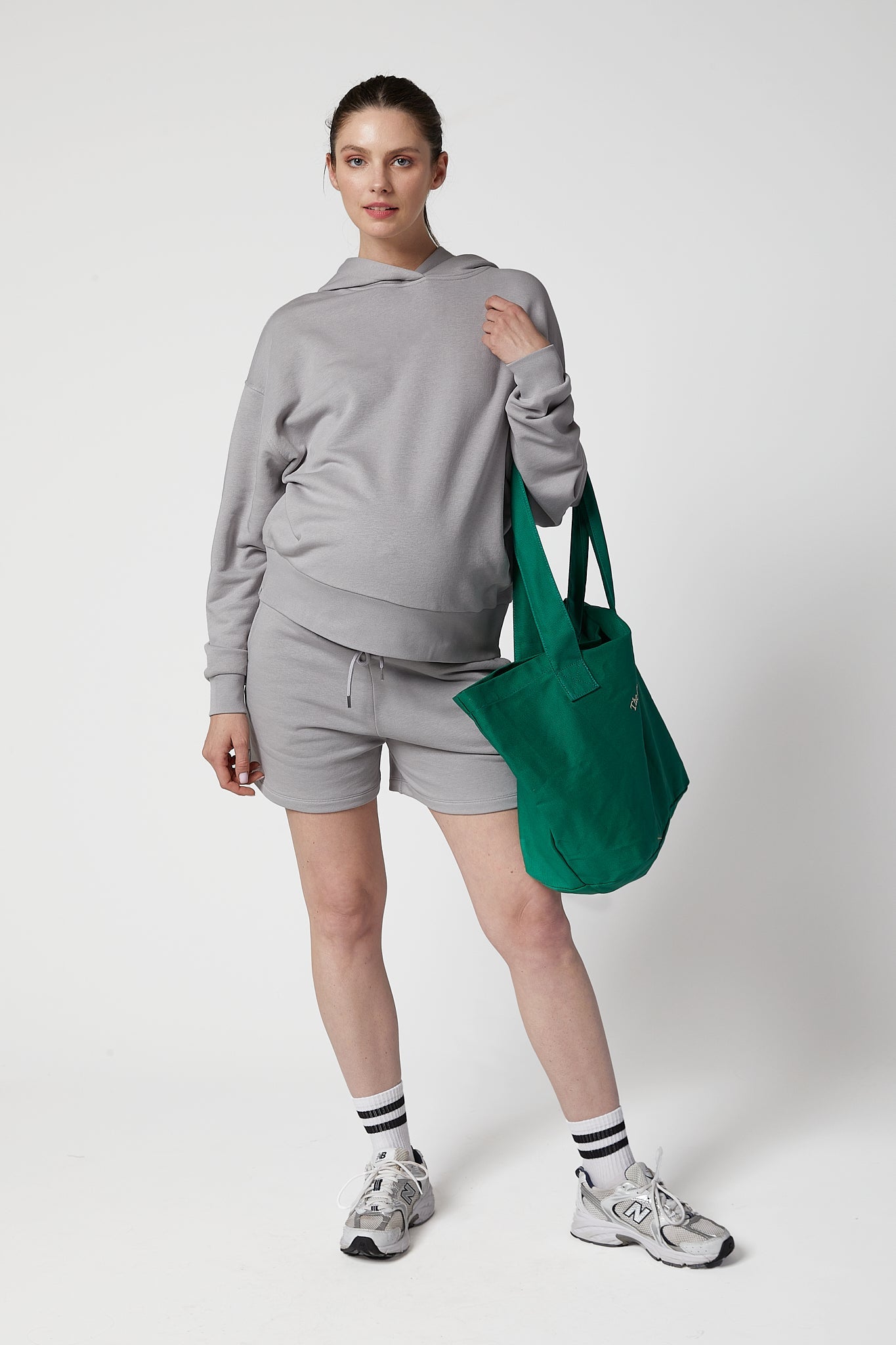 Mateo Maternity Hood and Short Set