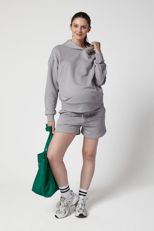 Mateo Maternity Hood and Short Set
