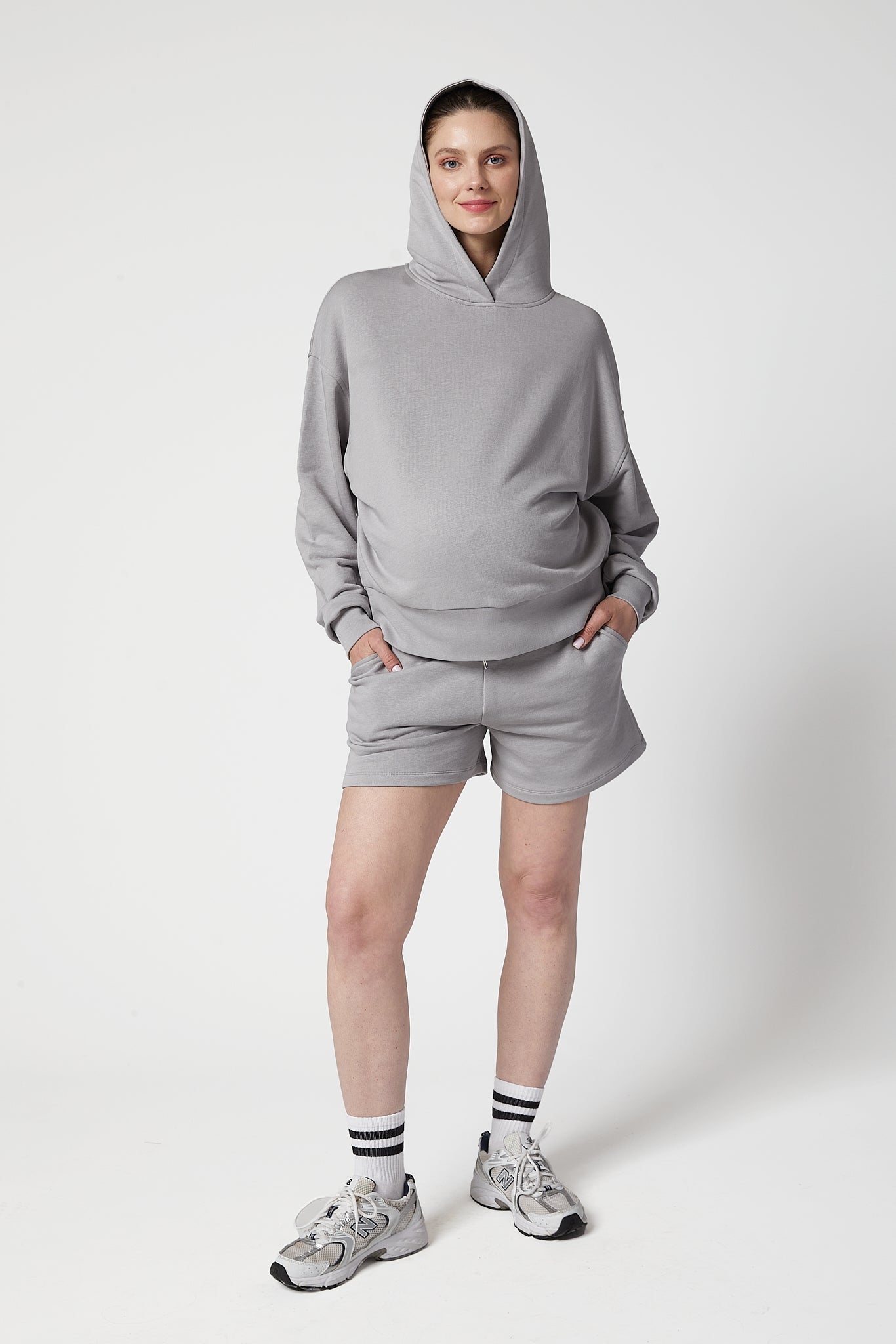 Mateo Maternity Hood and Short Set