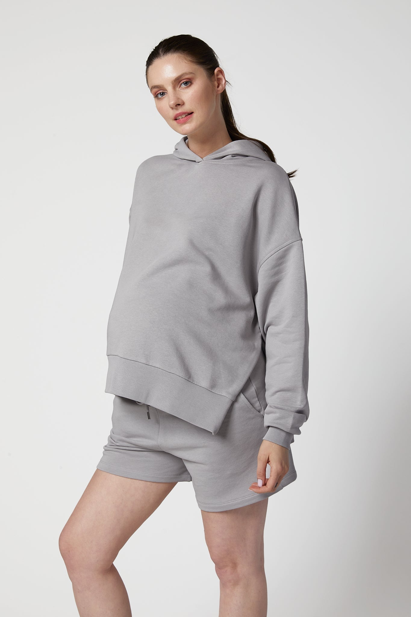 Mateo Maternity Hood and Short Set