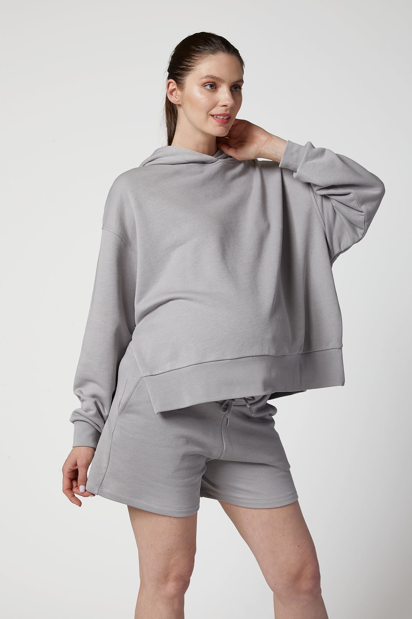 Mateo Maternity Hood and Short Set