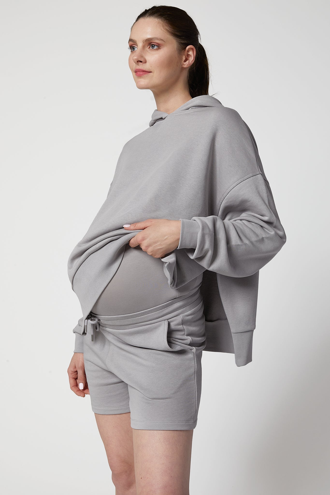 Mateo Maternity Hood and Short Set
