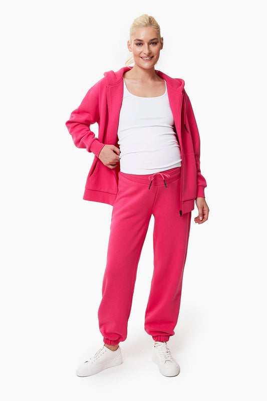 Rachel Maternity Tracksuit Set - Pink