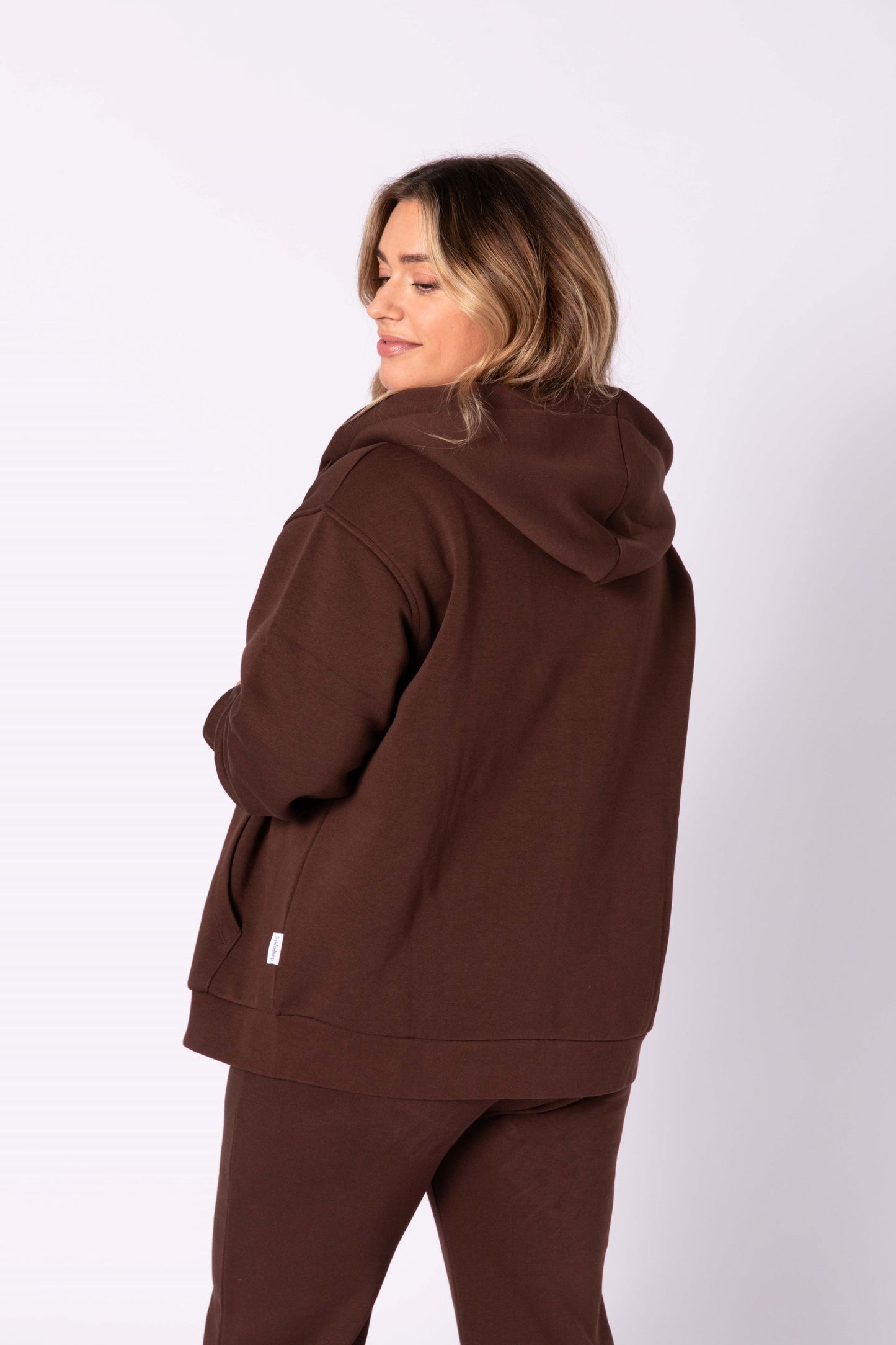 Rachel Maternity Tracksuit Set - Brown