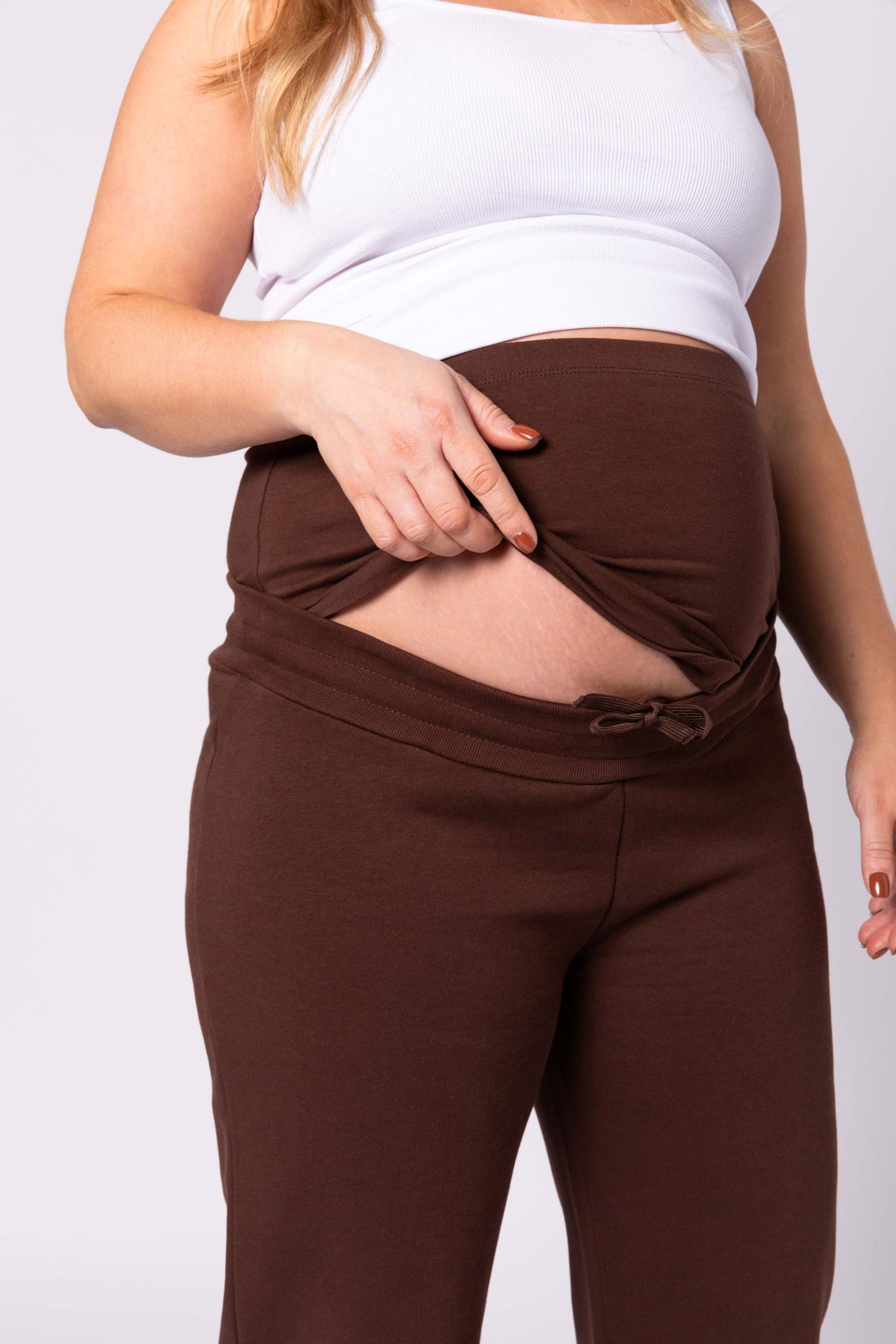 Rachel Maternity Tracksuit Set - Brown