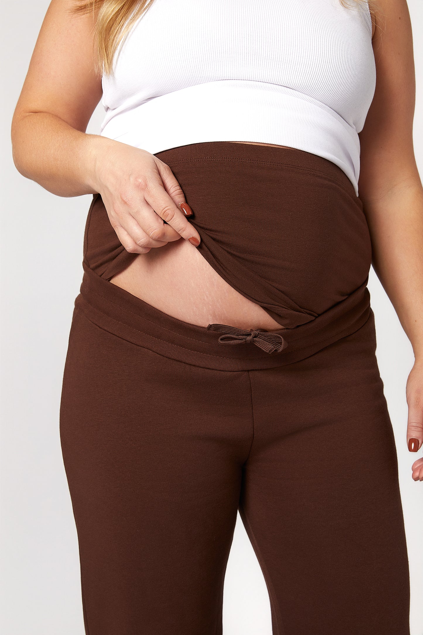 Rachel Maternity Tracksuit Set - Brown