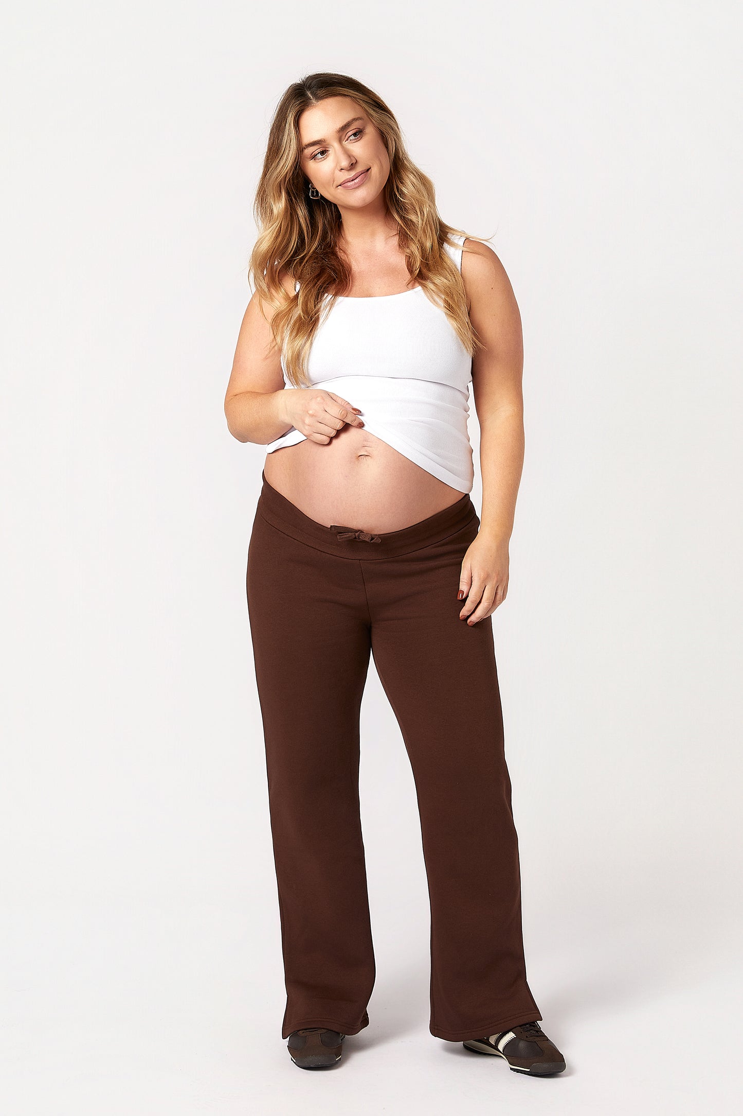 Rachel Maternity Tracksuit Set - Brown