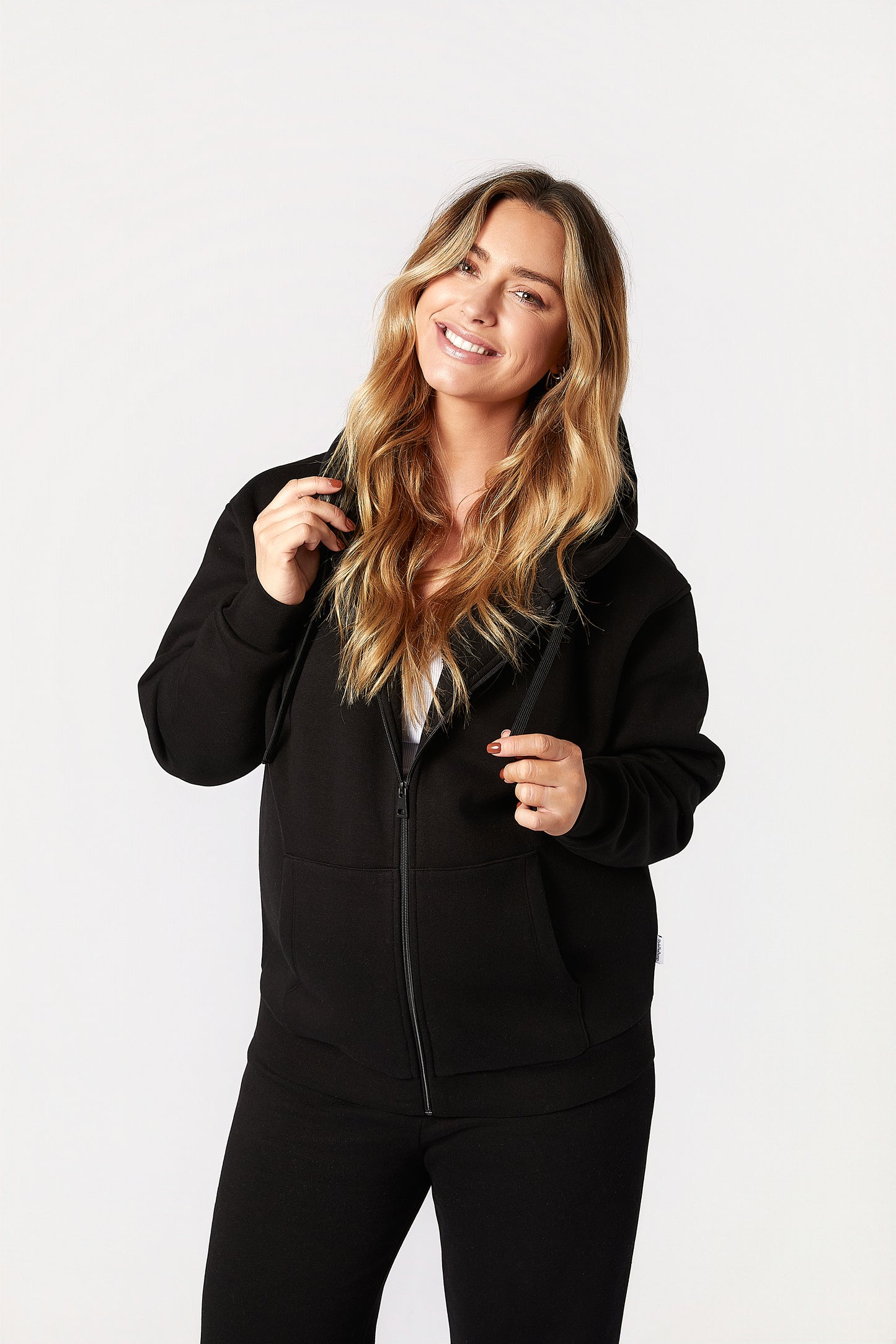 Rachel Maternity Tracksuit Set - Black