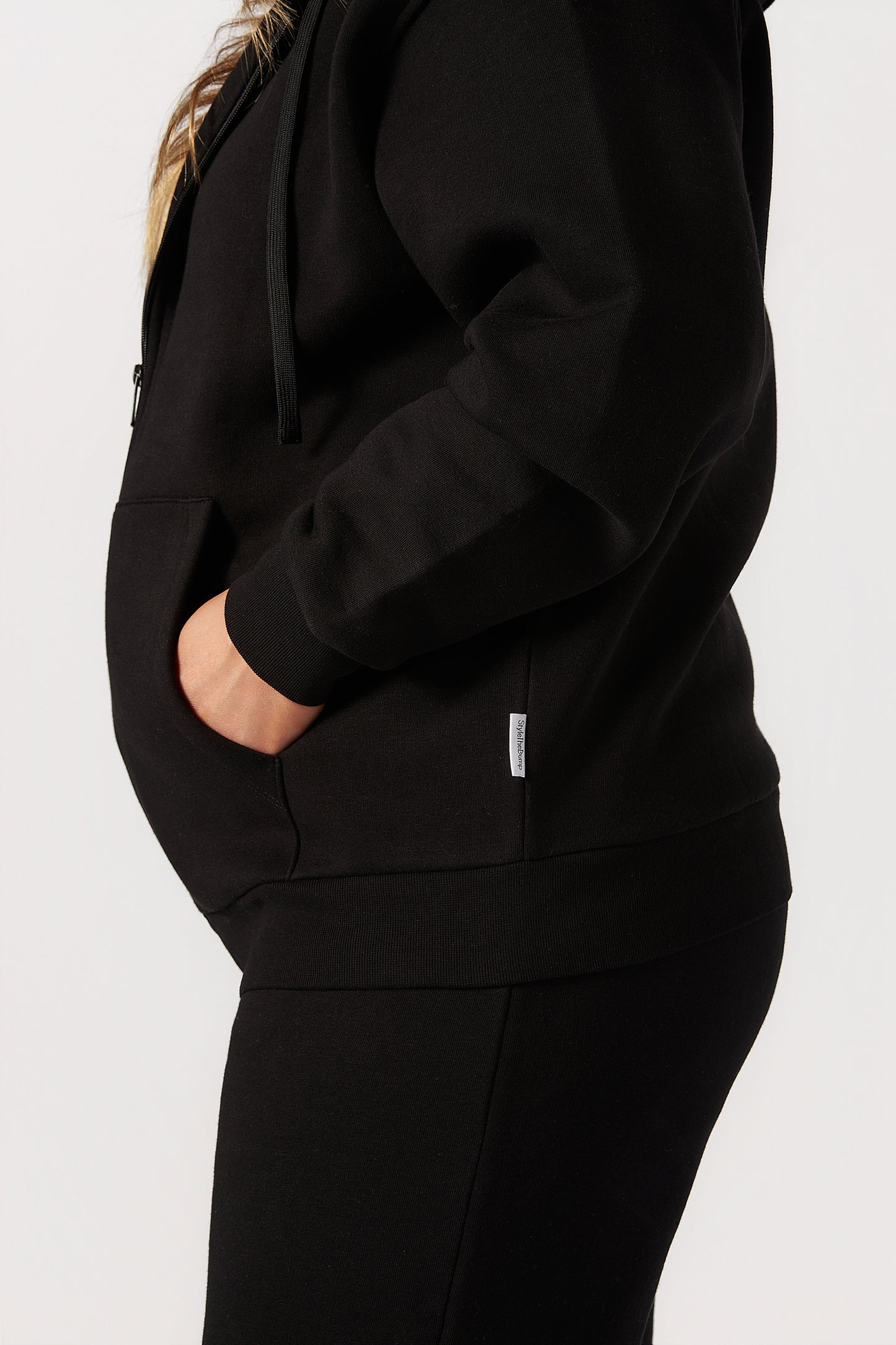 Rachel Maternity Tracksuit Set - Black