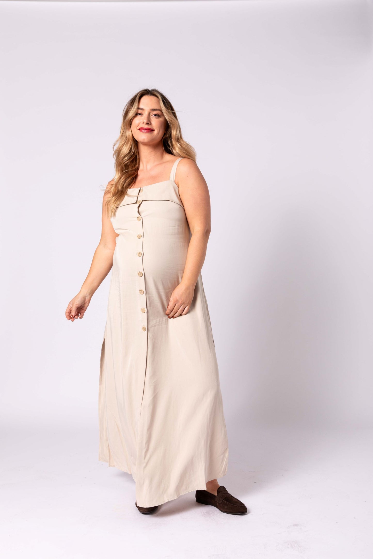 Keira Split Maternity Dress