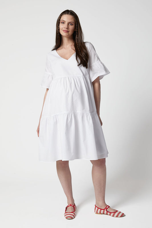Freya Poplin Maternity Dress