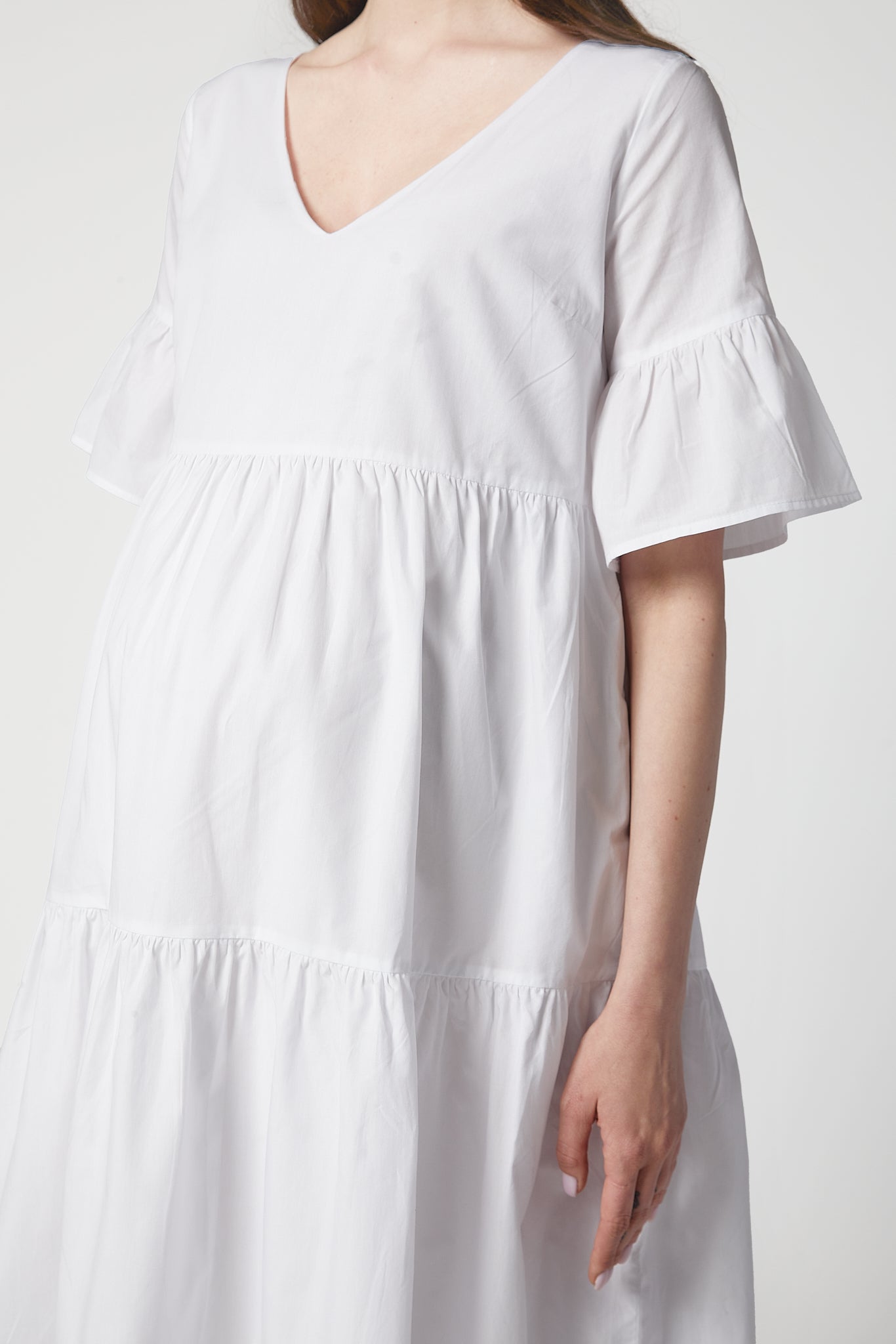 Freya Poplin Maternity Dress