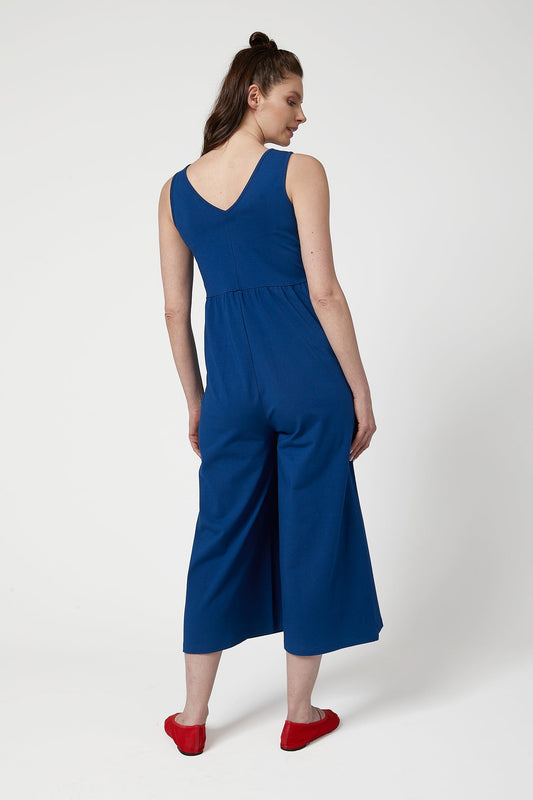 Cheria Maternity Jumpsuit - Royal Blue