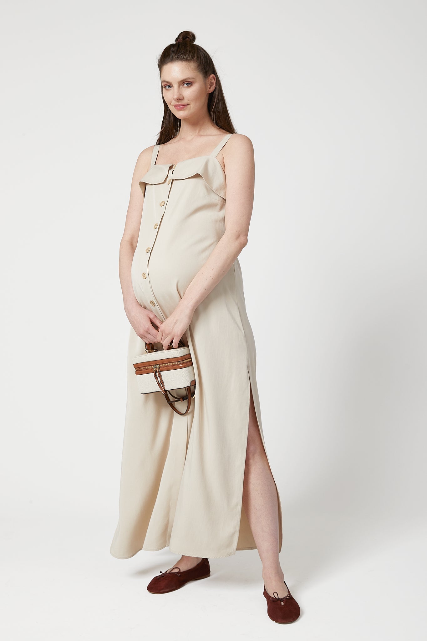 Keira Split Maternity Dress