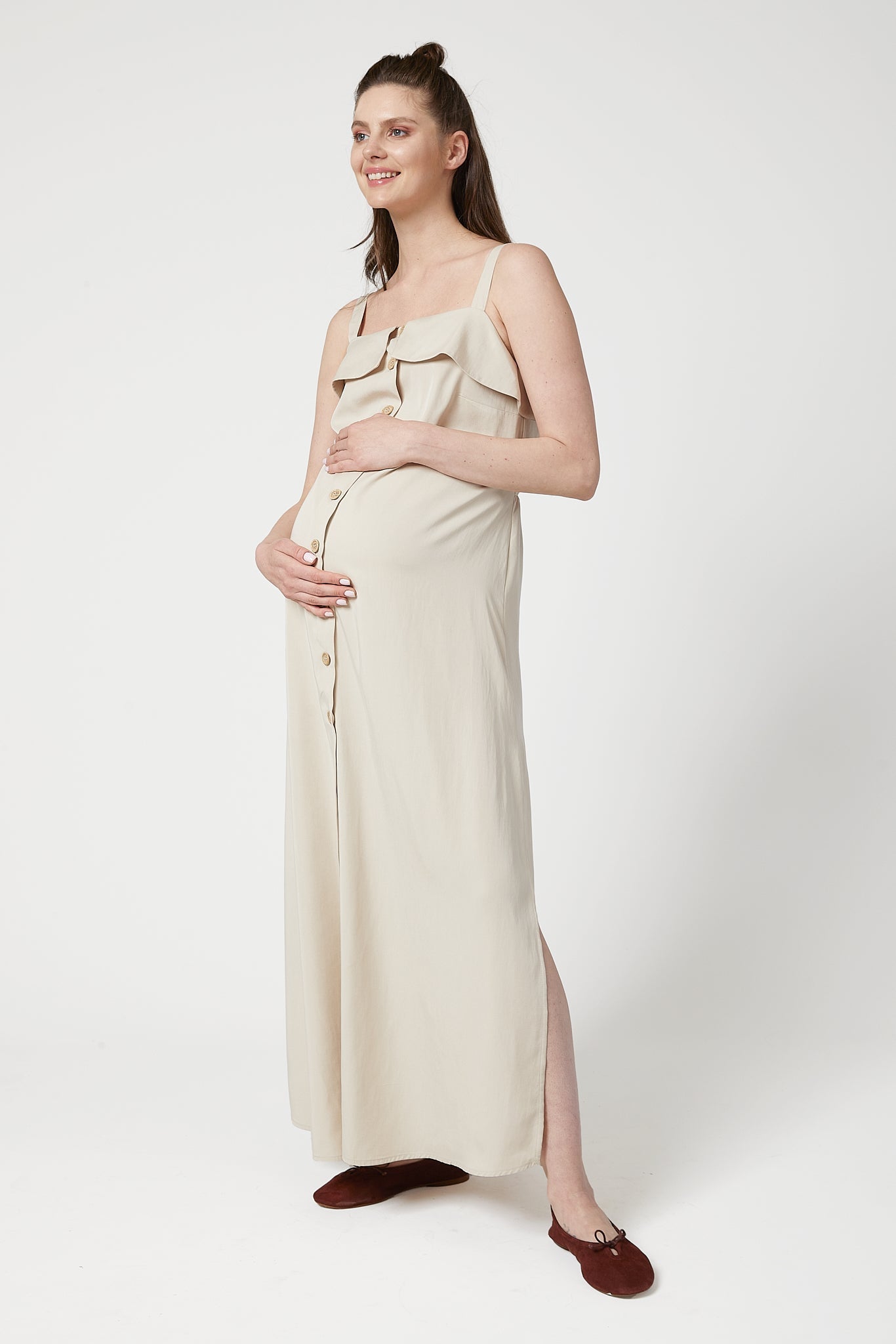 Keira Split Maternity Dress