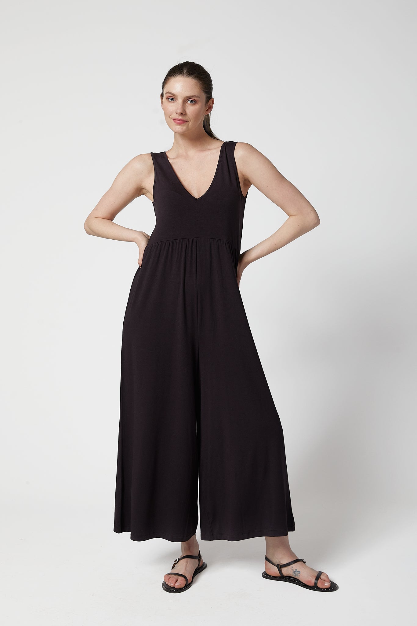 Cheria Short-Sleeve Jumpsuit