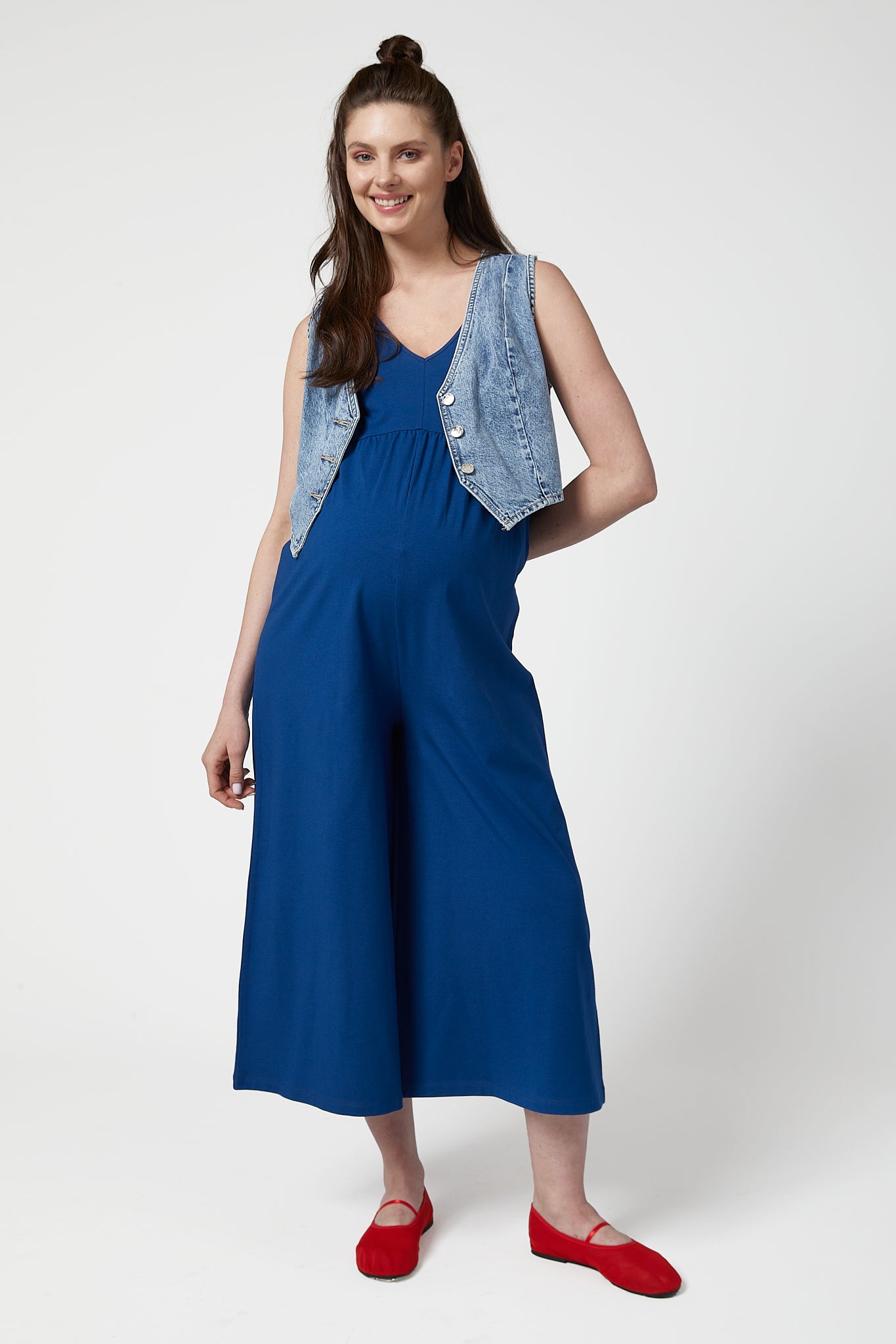 Cheria Short-Sleeve Jumpsuit